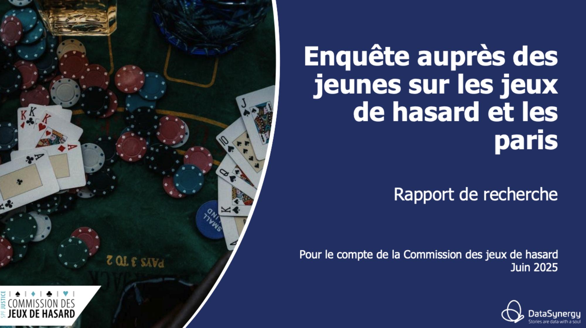 Réaction de presse de BAGO: Rapport d’enquête ‘Enquête auprès des jeunes sur les jeux de hasard et les paris de la Commission des jeux de hasard – juin 2025’